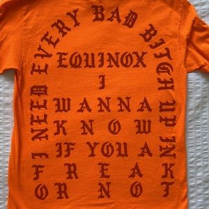 RARE Kanye West Saint Pablo New York “Bad Bitch in Equinox” Long Sleeve T-Shirt